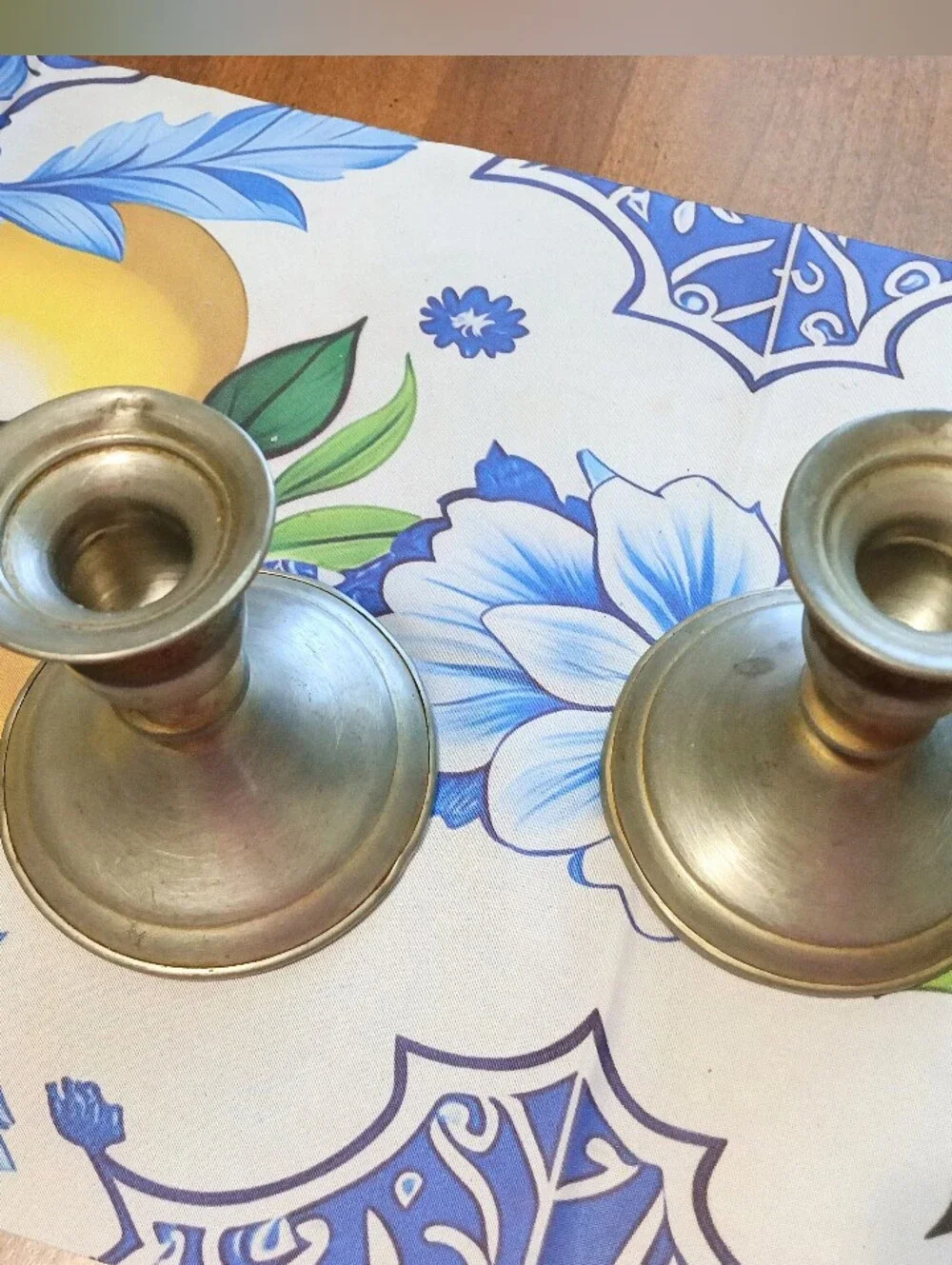 Vintage Leonard Genuine Pewter Candle Sticks (4 1/2